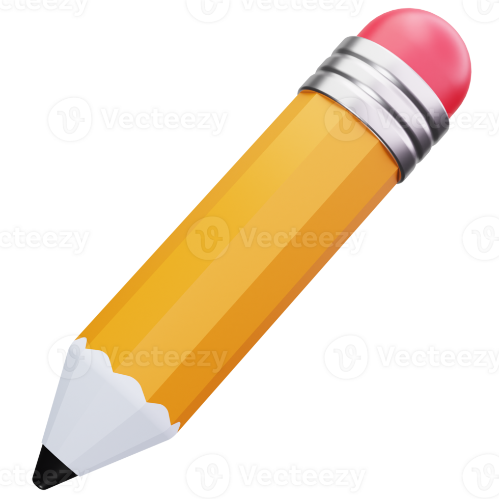 3D Icon Pencil Drawing Tool png