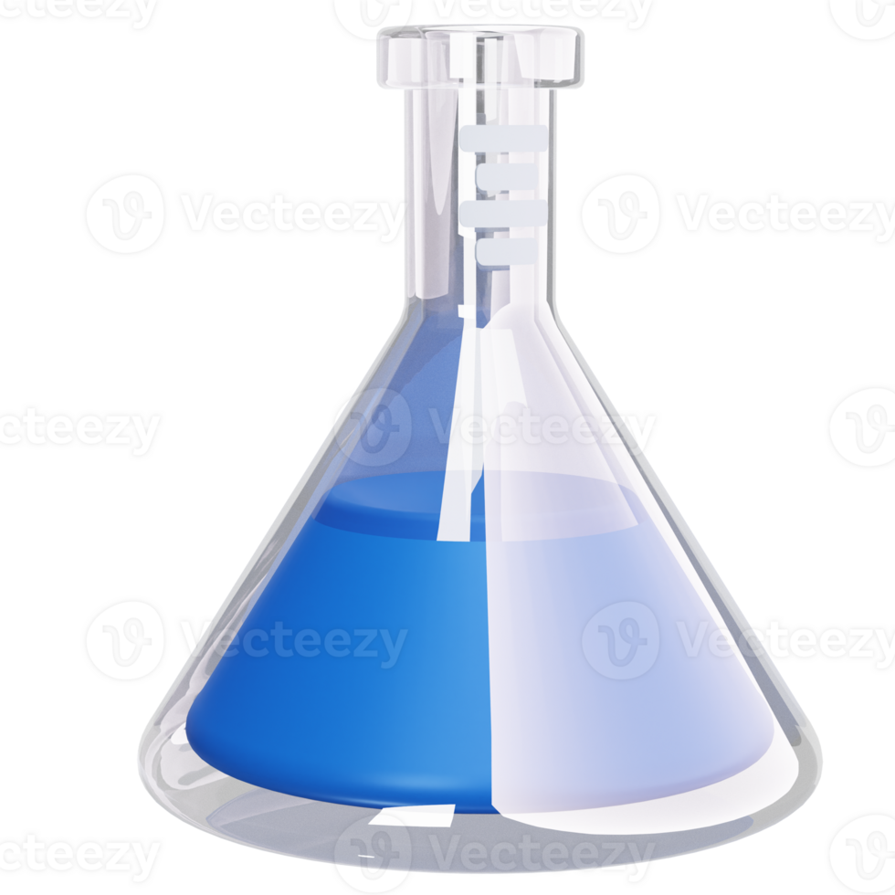 3D Icon Science Flask Experiment png