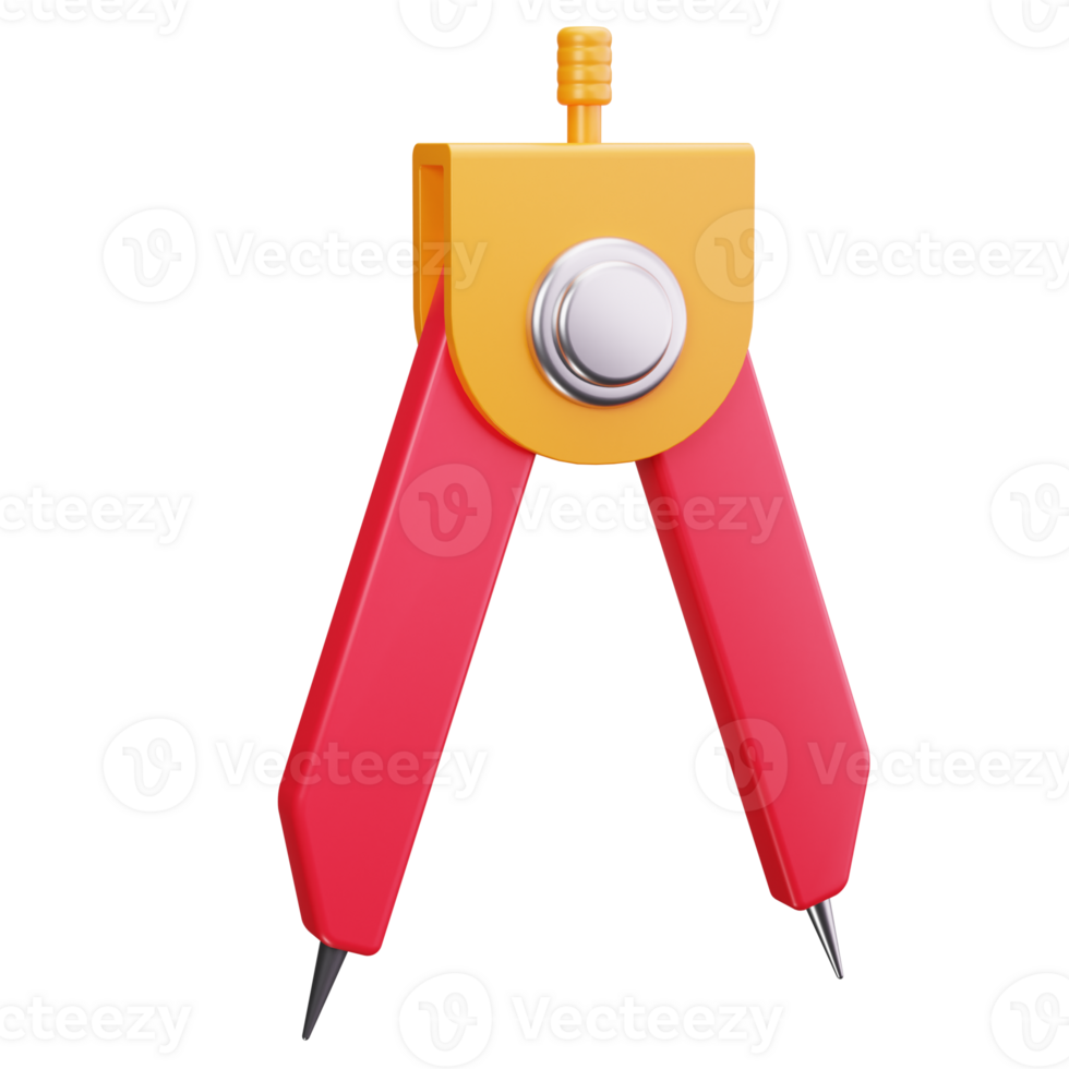 3D Icon Compass Drawing Tool png