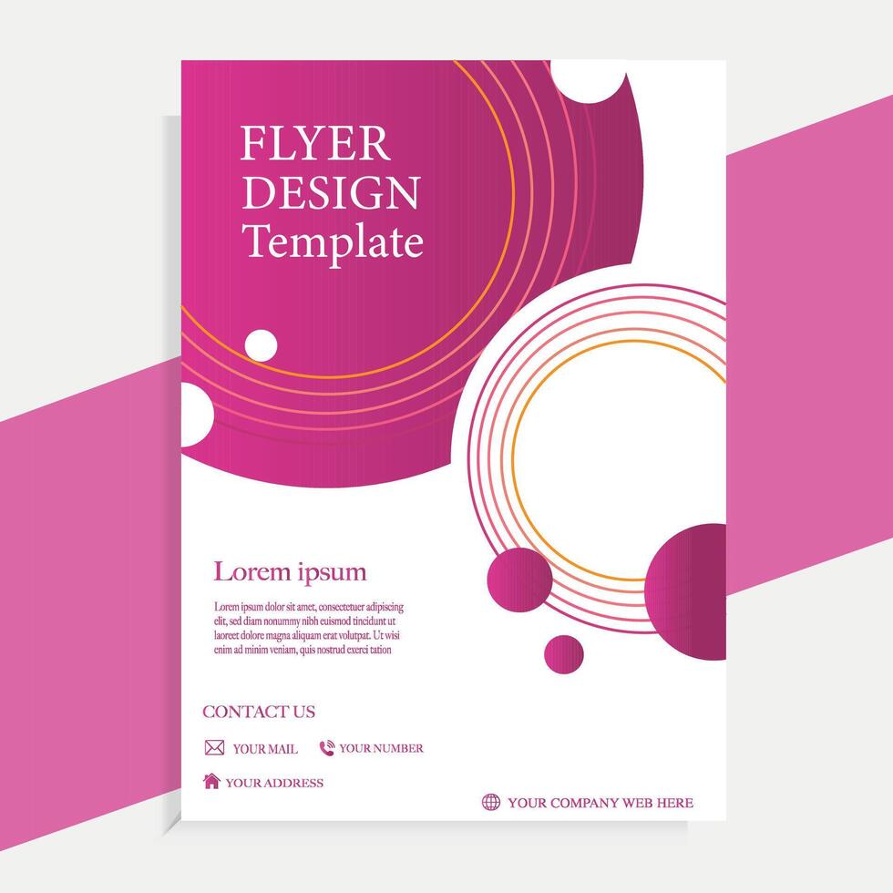 Modern Business Flyer Template for Corporate Promotion vector