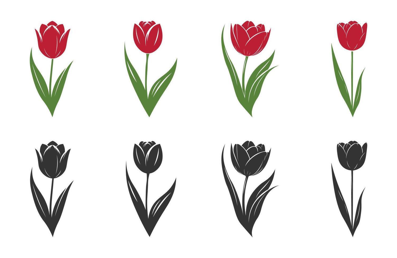 Tulip Flower. Beautiful Realistic Tulip Tube For Spring Vibe To Express Love and Beauty Of Spring. vector