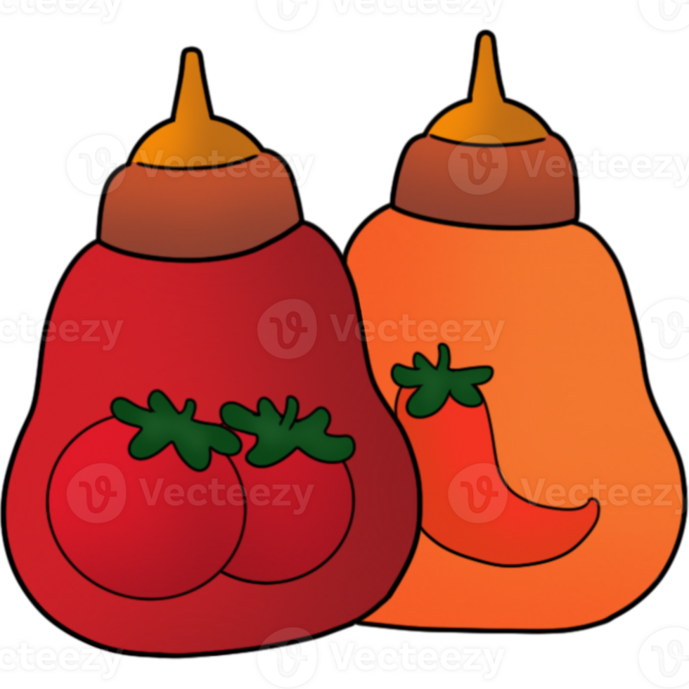 ketchup and chili sauce png