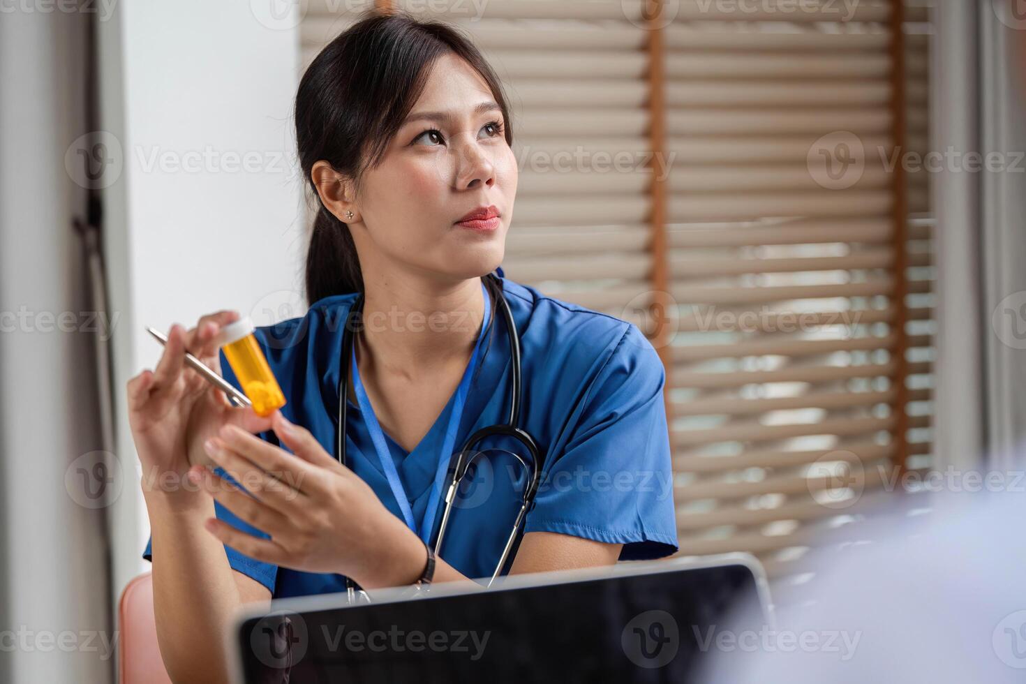 Doctor sharing important medication details in a detailed consultation photo