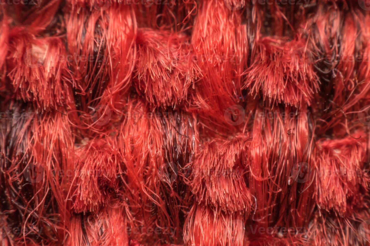Close up of red yarn texture photo