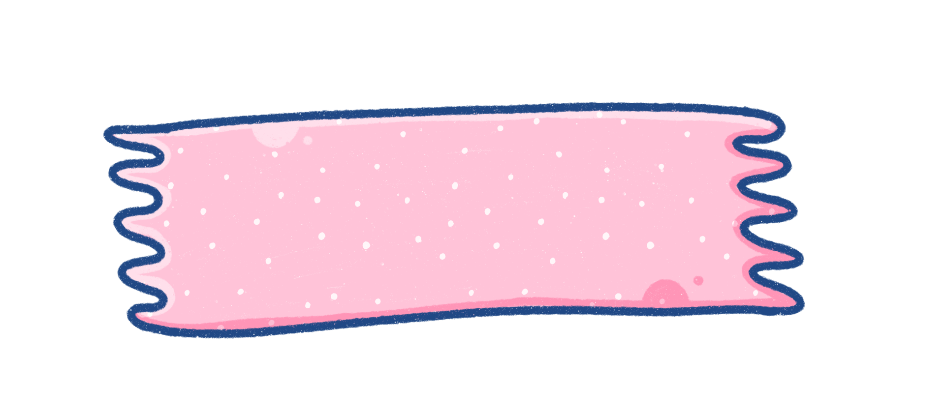 Pink Washi Tape with Polka Dots png