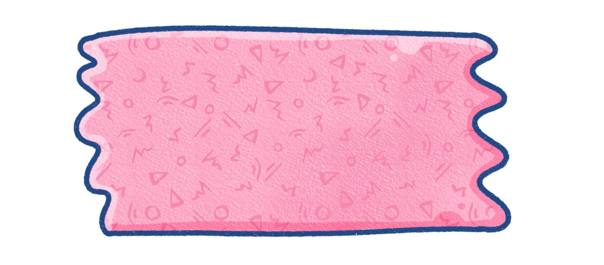 Pink Washi Tape Graphic png