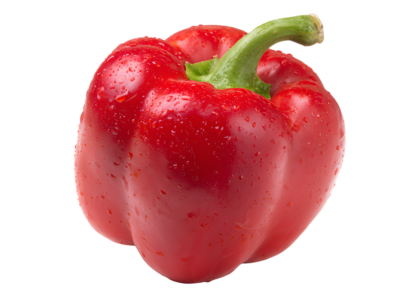 Bright red paprika on a transparent background. format for culinary and spice lovers. png