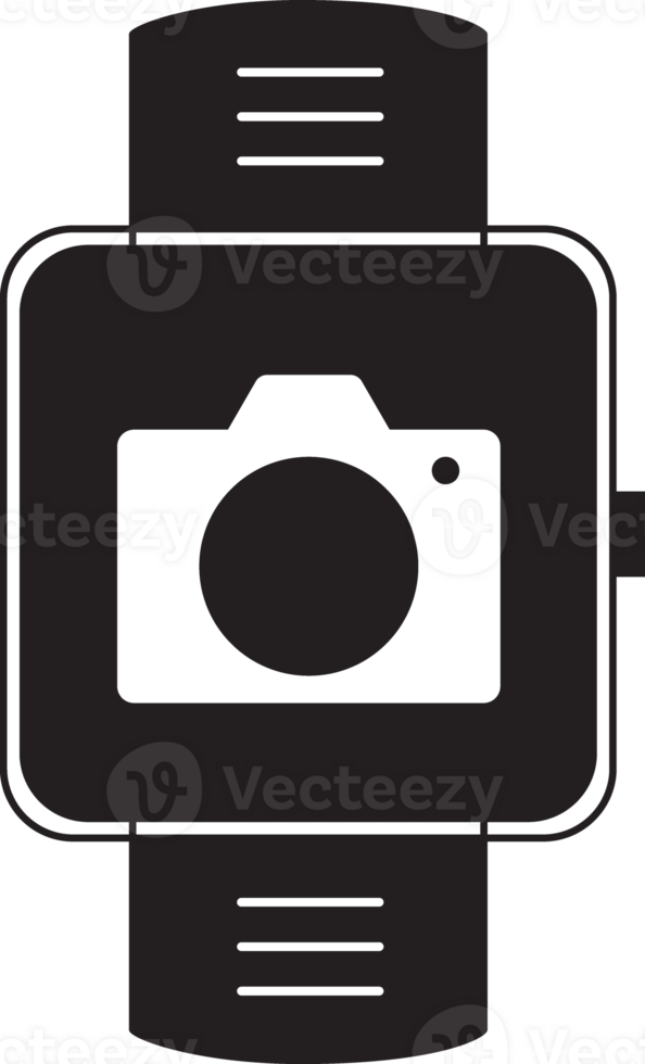 smartwatch with camera icon png