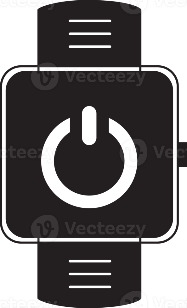 smartwatch with power icon png