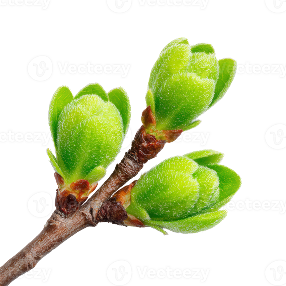 A branch of a tree with green leaves png
