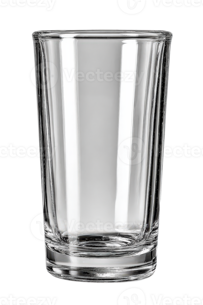 Clear Glass Tumbler with Simple Design for Various Beverage Uses png