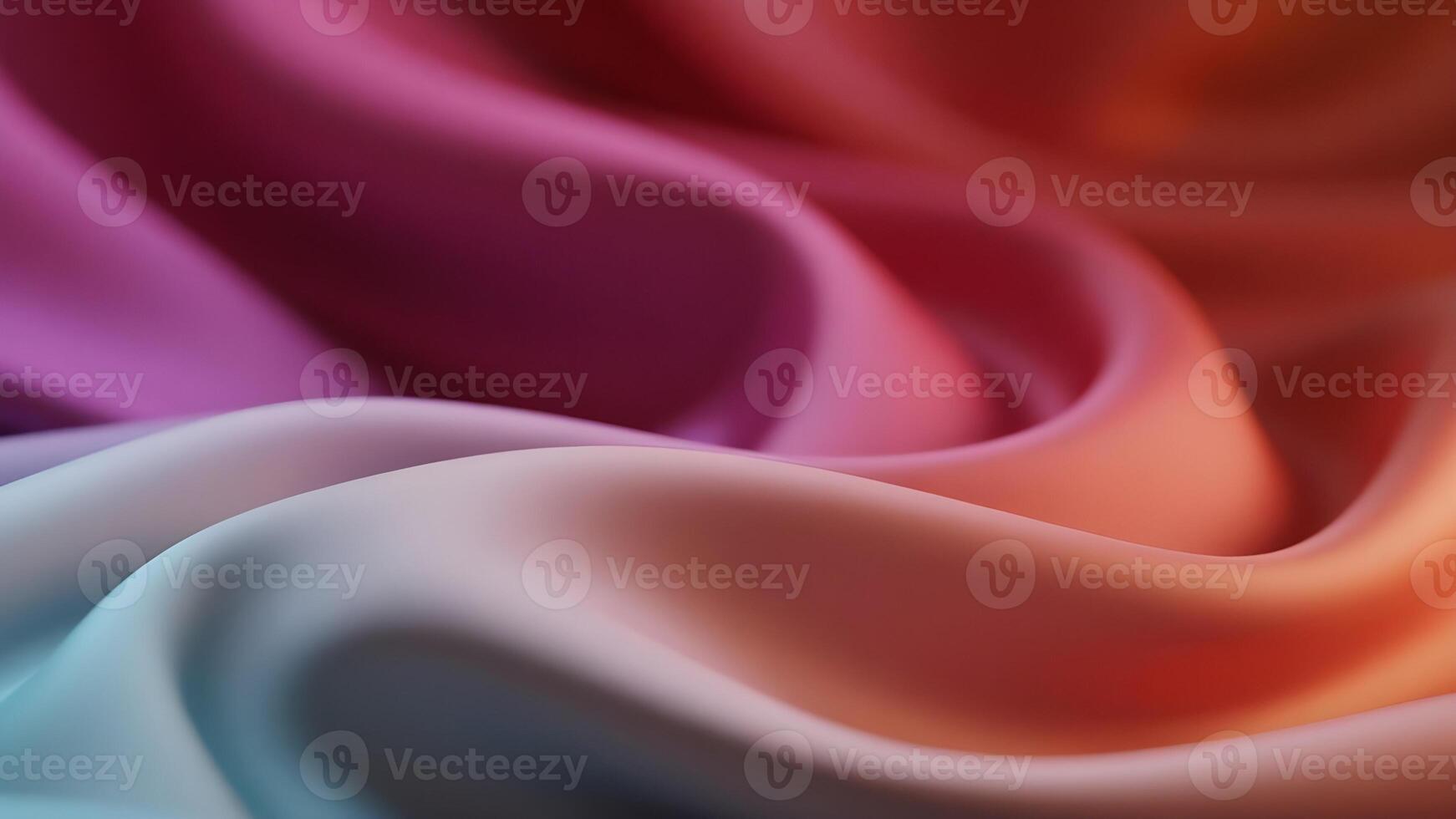 Flowing silk fabric draped naturally photo