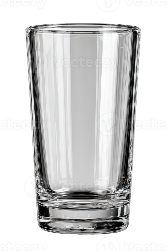 Clear Glass Tumbler for Beverages and Refreshing Drinks png