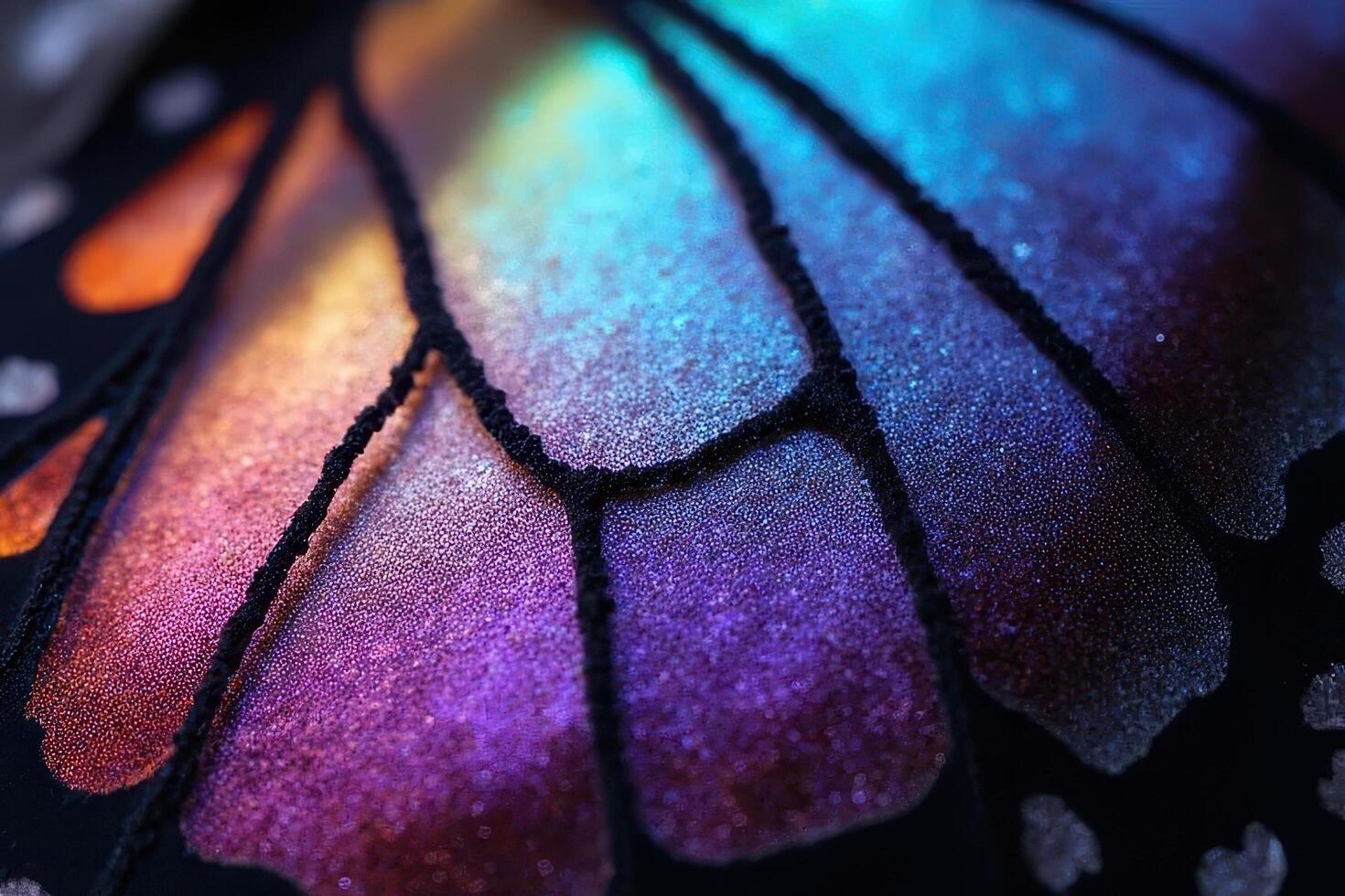Iridescent Butterfly Wing photo