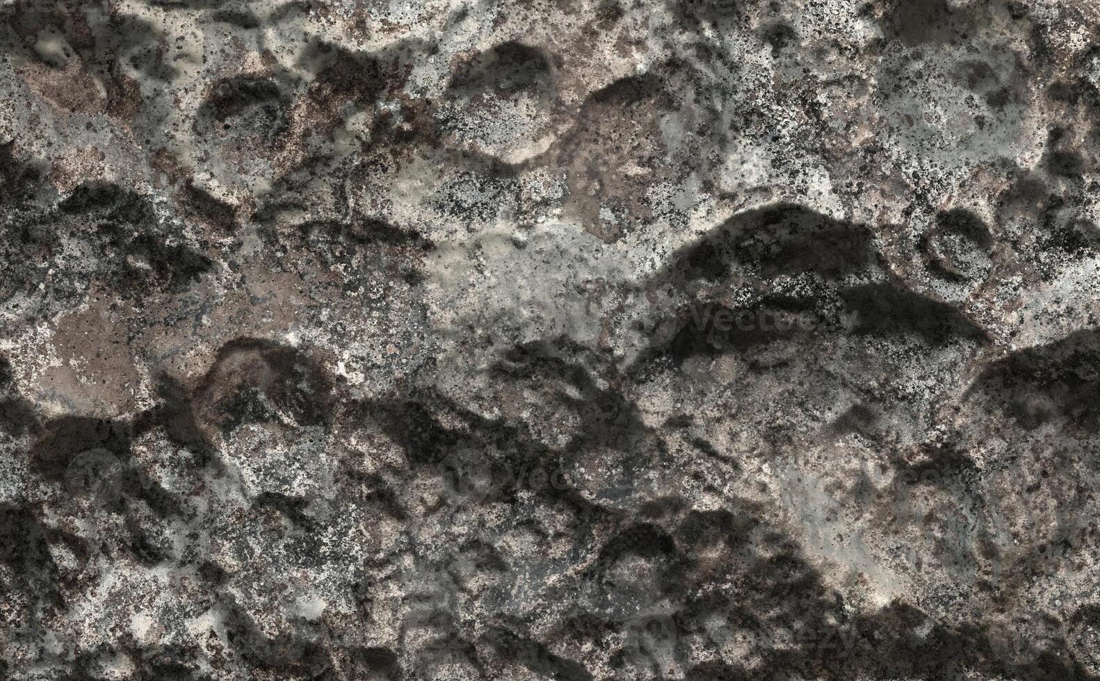Cratered Surface Texture Resembling Lunar or Planetary Terrain photo