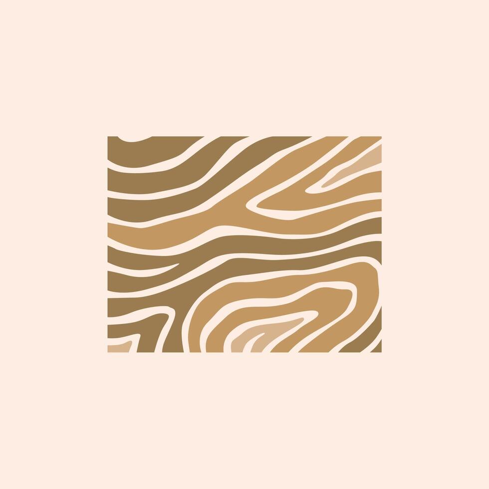 tree wood veins logo icon illustration hipster retro vintage vector