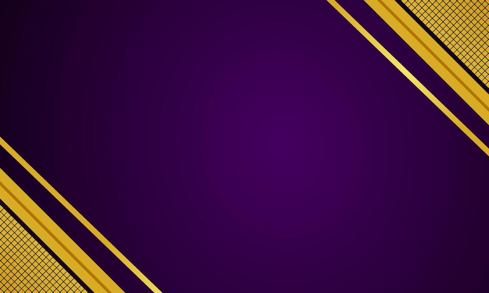 Elegant purple and gold background vector