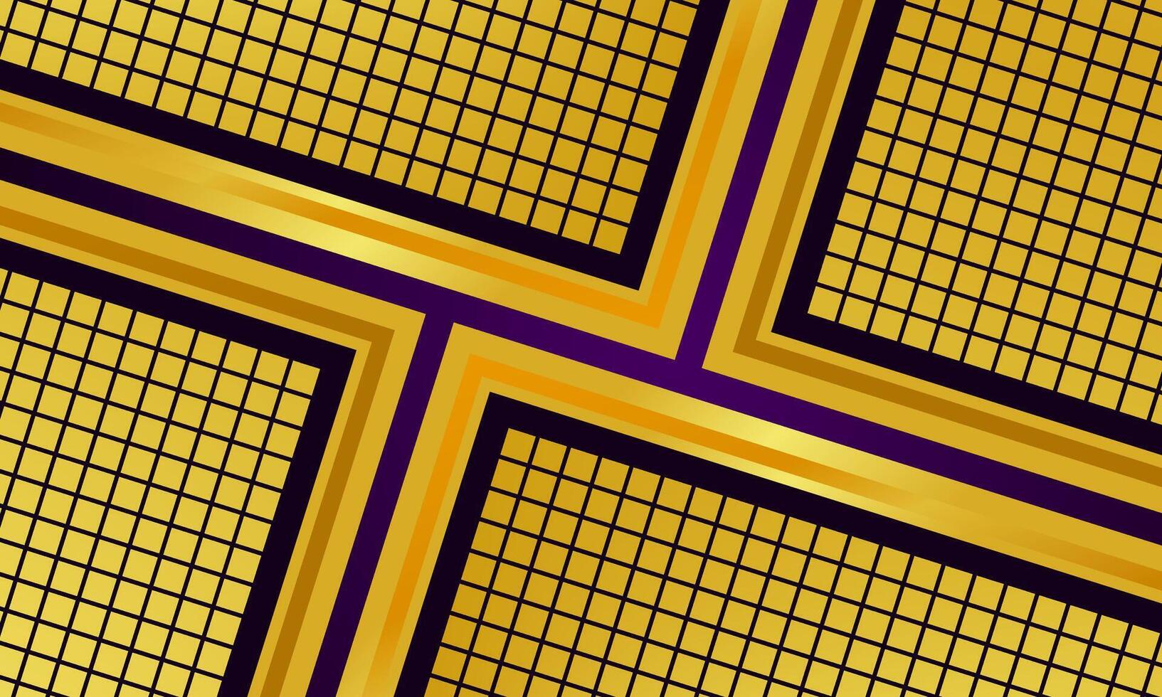 Gold and purple abstract pattern design vector