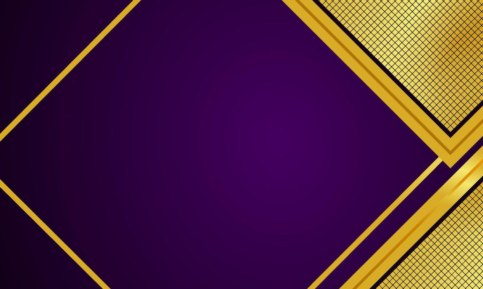 Purple and gold background design vector