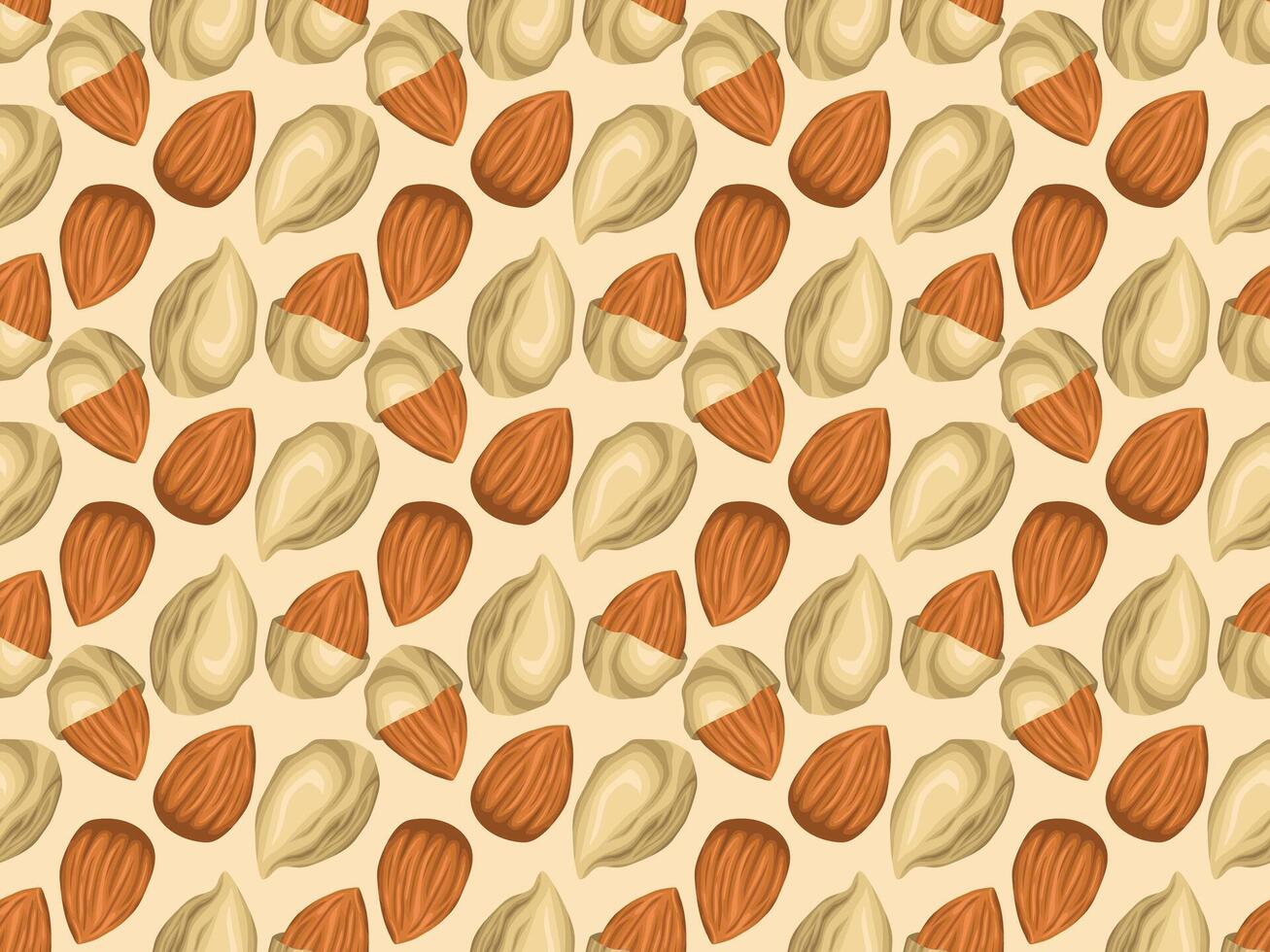 almond peanut illustration cute vector