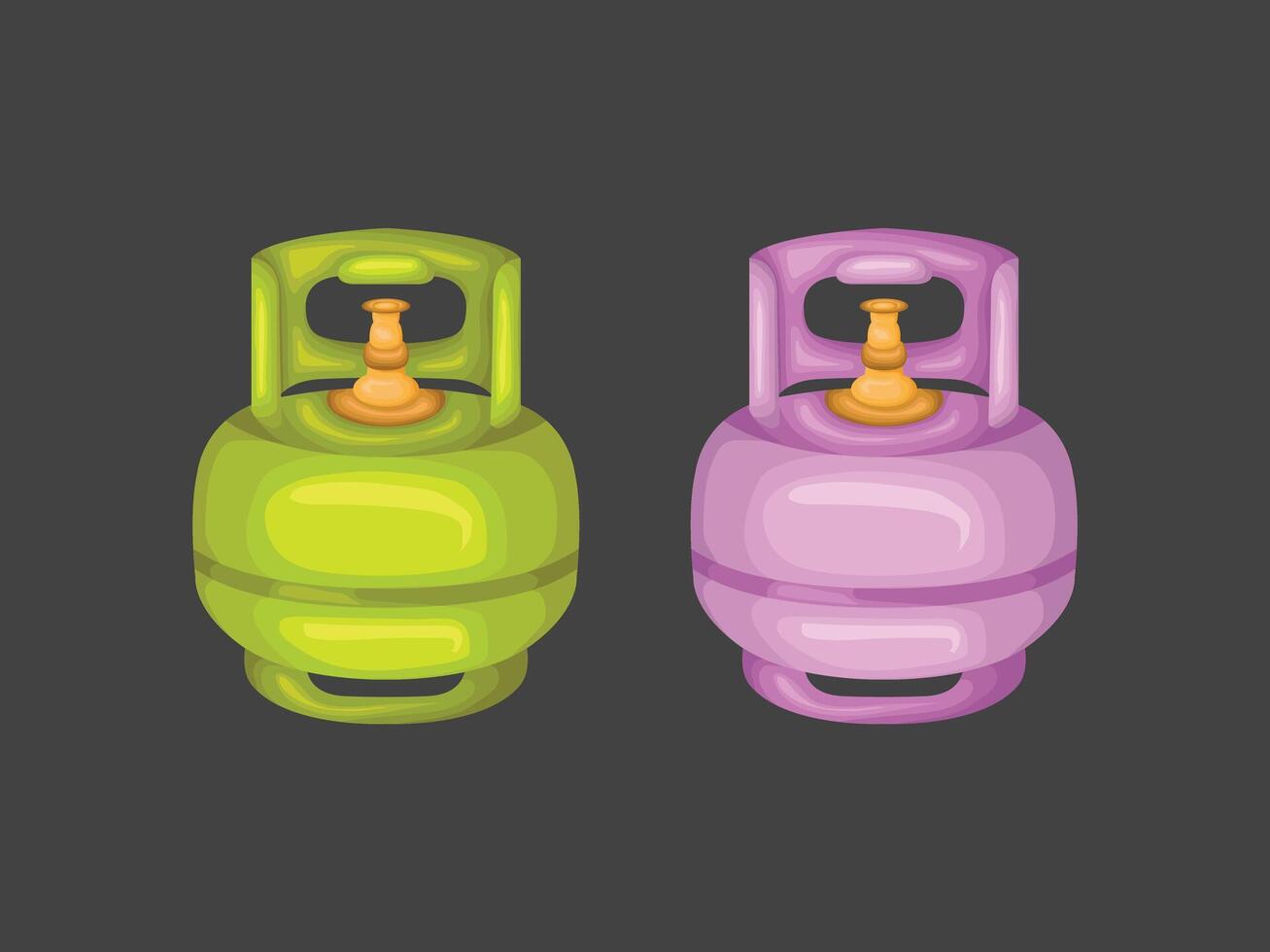 asian gas cylinder icon illustration on grey background vector