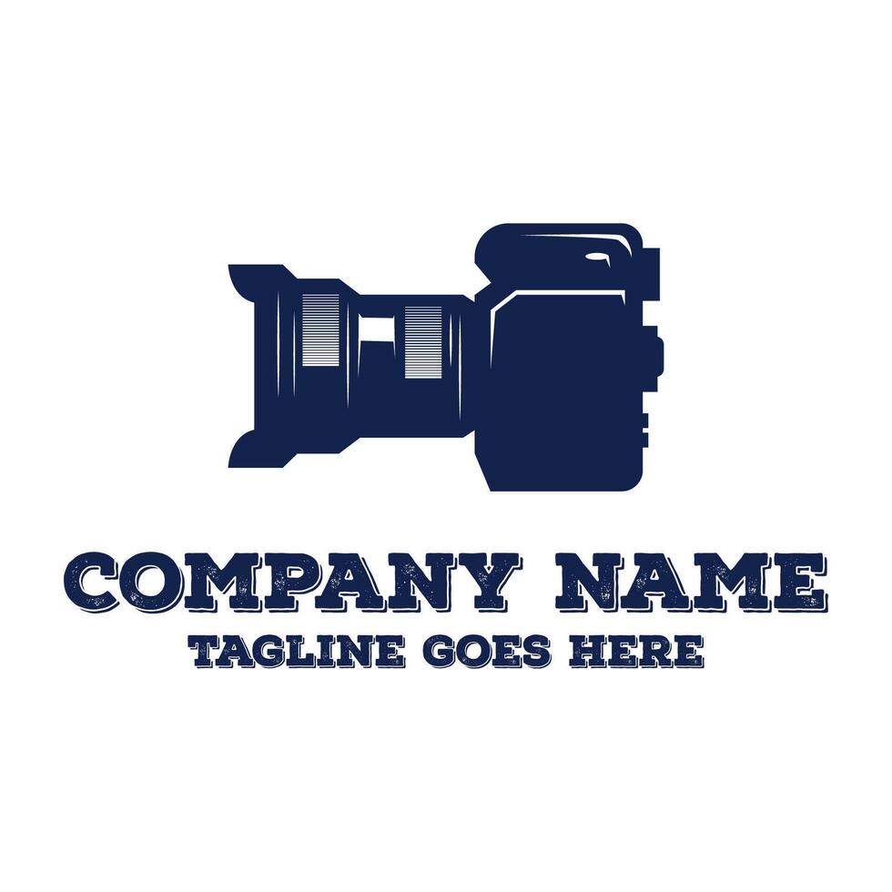 Vintage Retro Digital Photo Camera Icon for Photography or Recorder Illustration vector