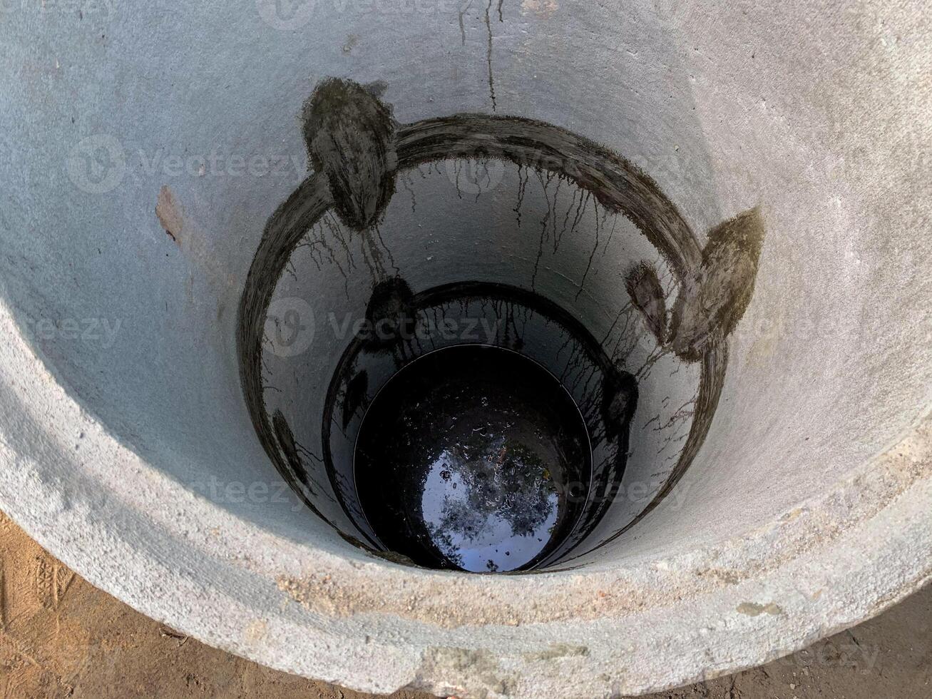 Glimpse into an ancient well, whispers of forgotten sagas, meditation of water, Sacred Well Day, ancestral echoes photo