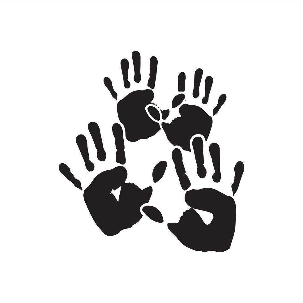 Collection of spooky grasping hands in various styles and poses vector