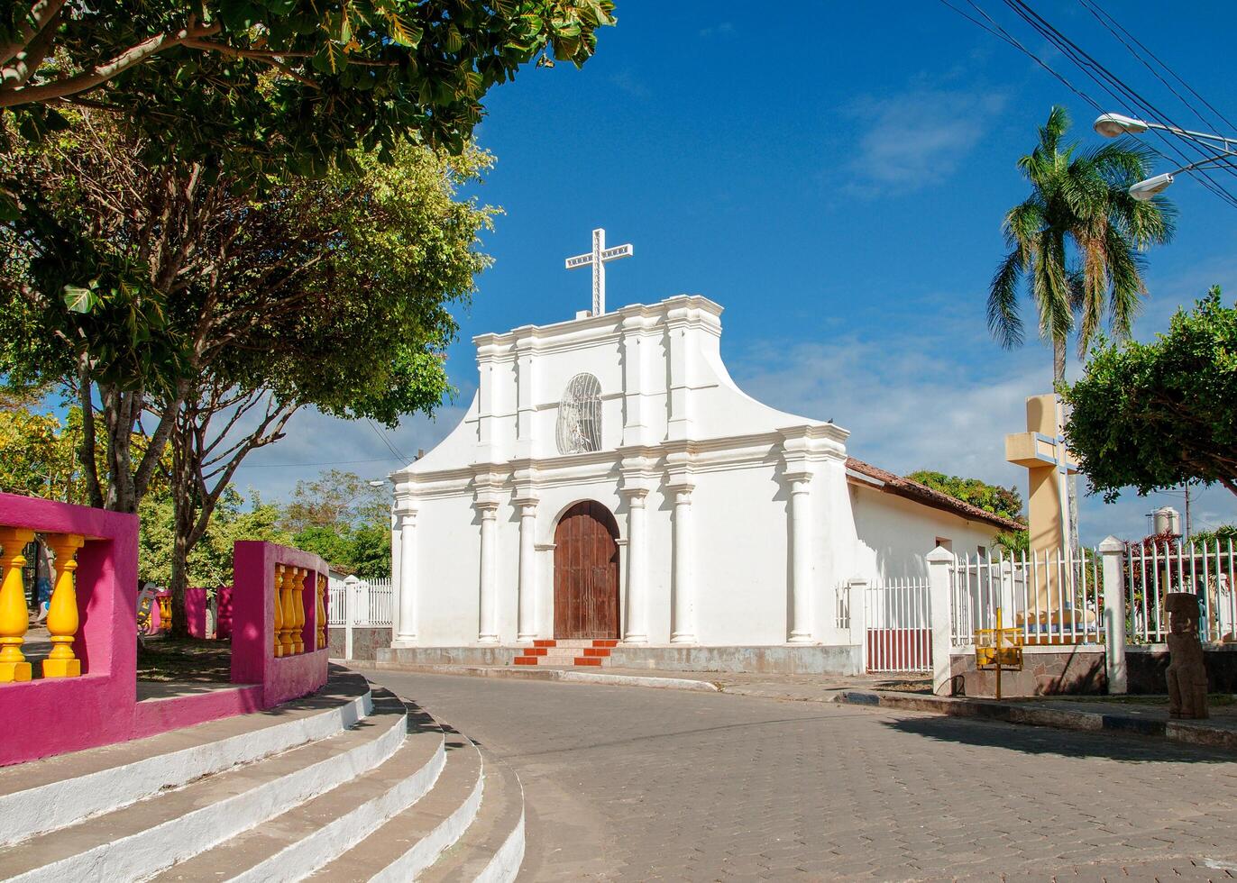 Small church of San Juan de Oriente in Masaya, Nicaragua. photo