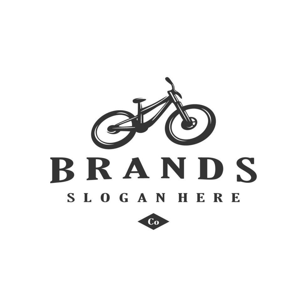 bicycle logo design stock template illustration vector