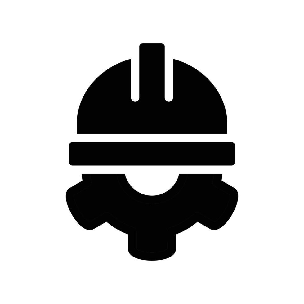 technician solid icon design good for web or mobile app vector