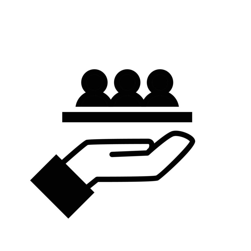 social service solid icon design good for web or mobile app vector