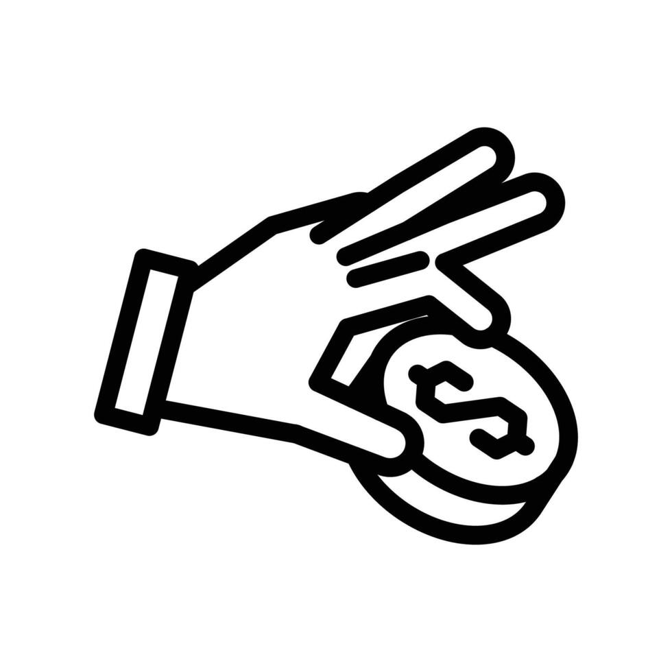payment outline icon design good for web or mobile app vector