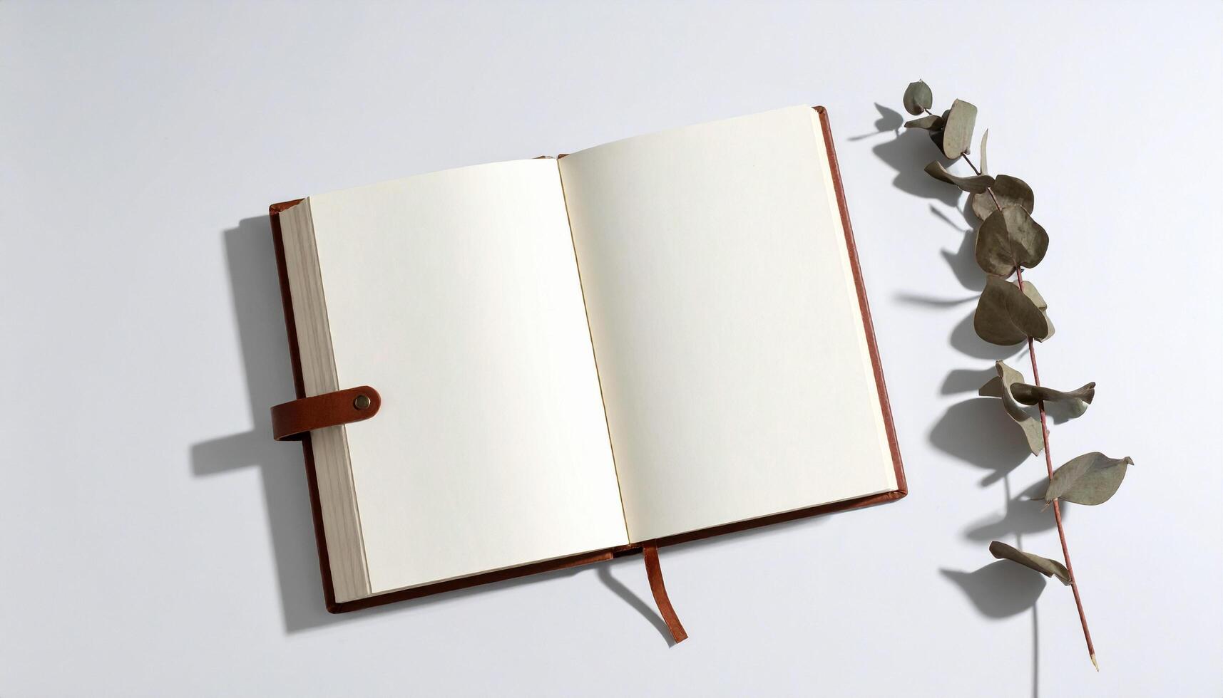 Book with Leather Bookmark photo