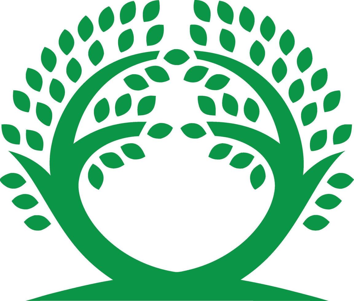 Modern Tree Symbol Logo Illustrations vector