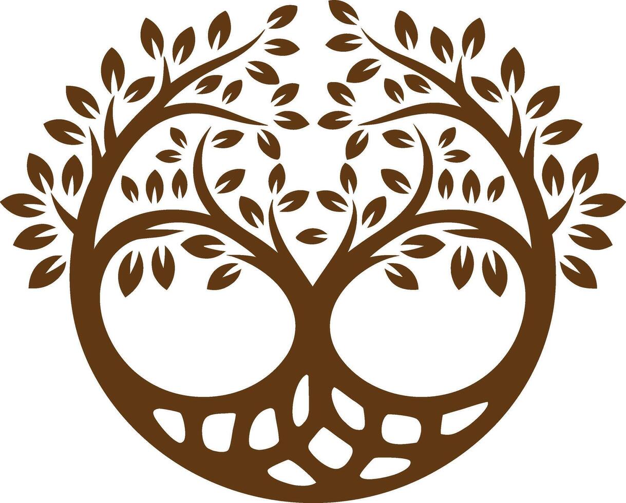 Clean Tree Logo Symbol Designs for Branding vector
