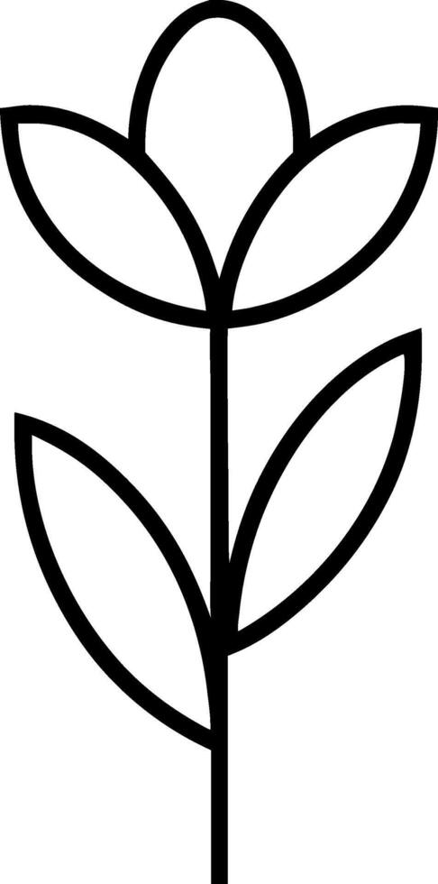 Minimalist Flower Logo Illustrations vector