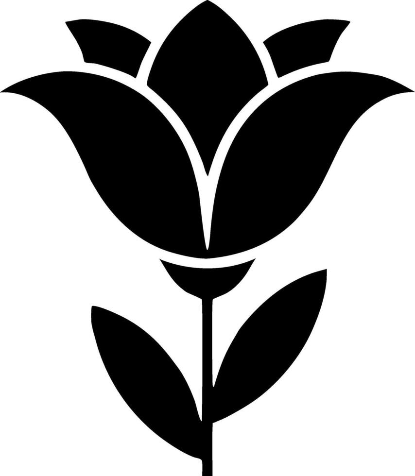 Line Art Flower Symbol Logos vector