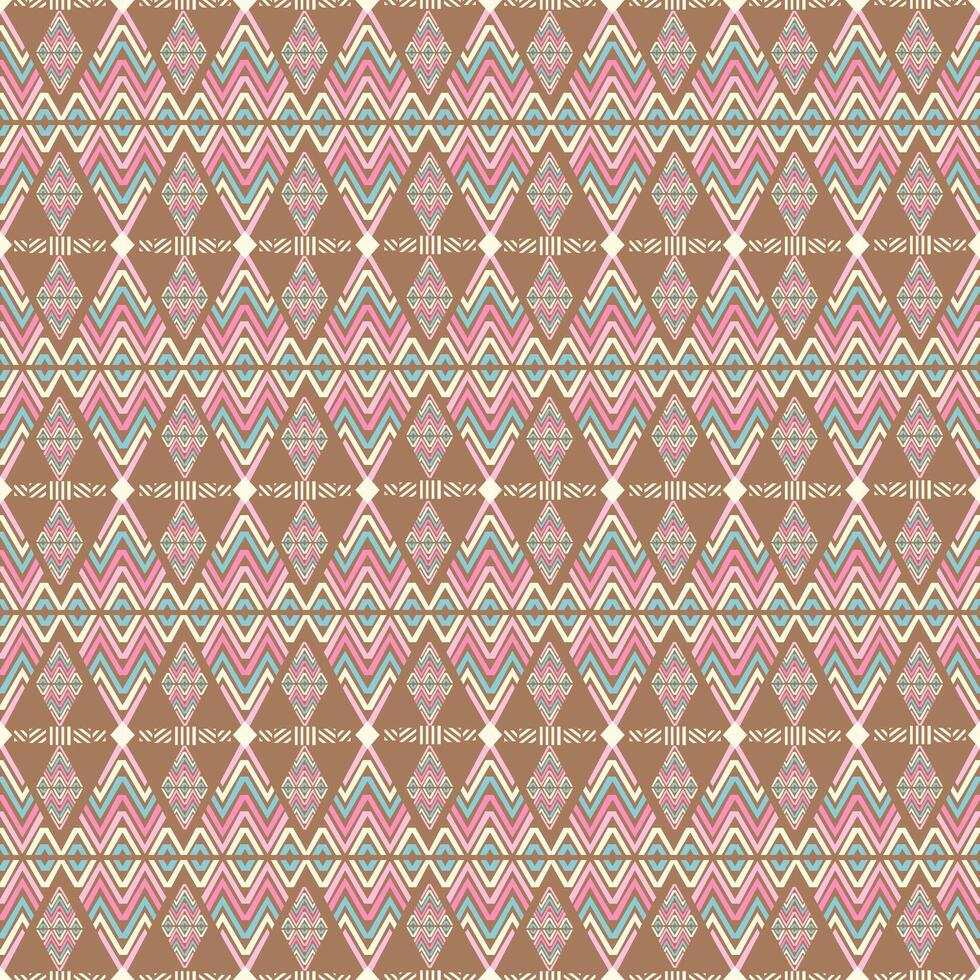 displays a seamless geometric pattern with a Southwestern or tribal aesthetic vector