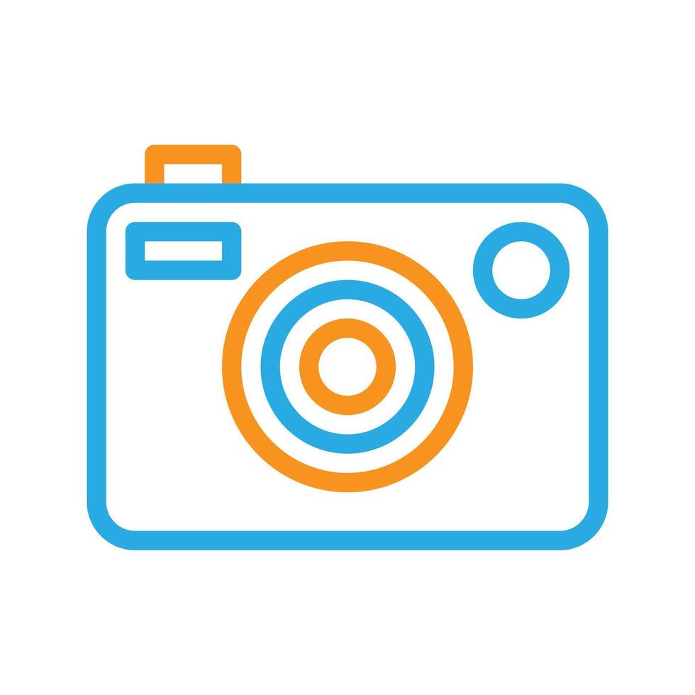 Camera Gradient Icon. Editable Stroke. Can be used for websites and mobile apps. vector