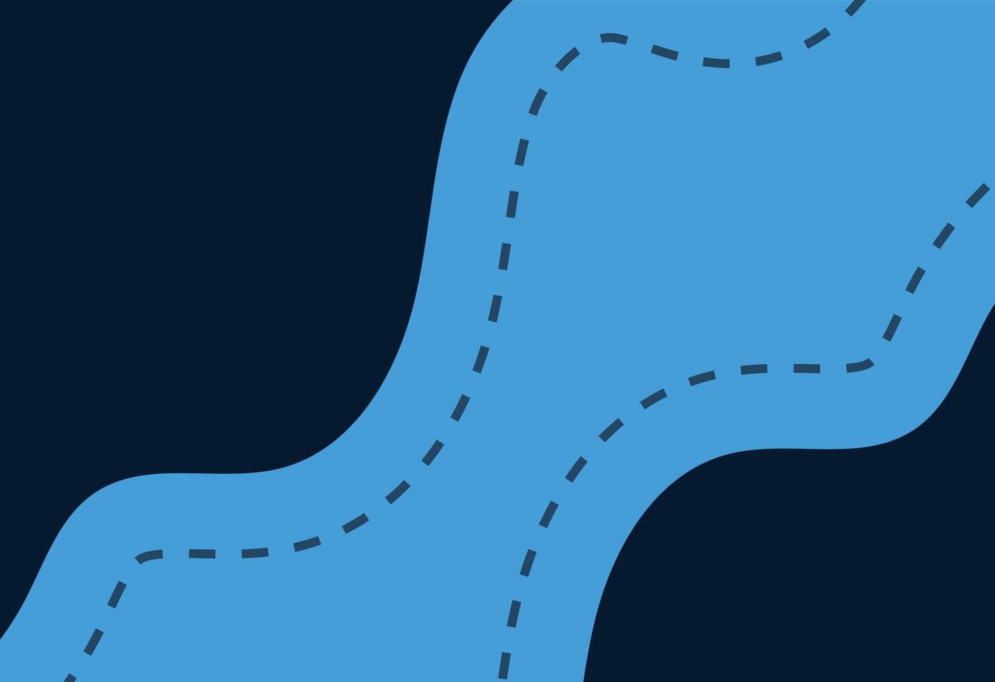 Abstract Blue Dashed Curve Background vector