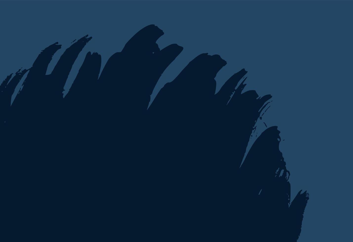 Abstract Dark Blue Rough Brush Strokes vector