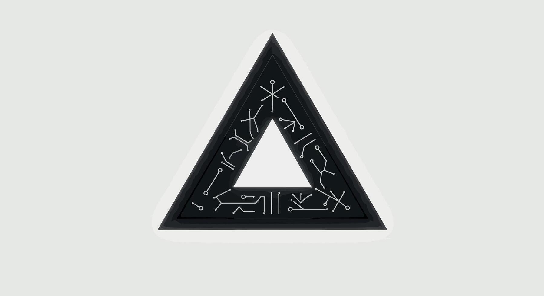 Abstract Triangle Graphic Design vector