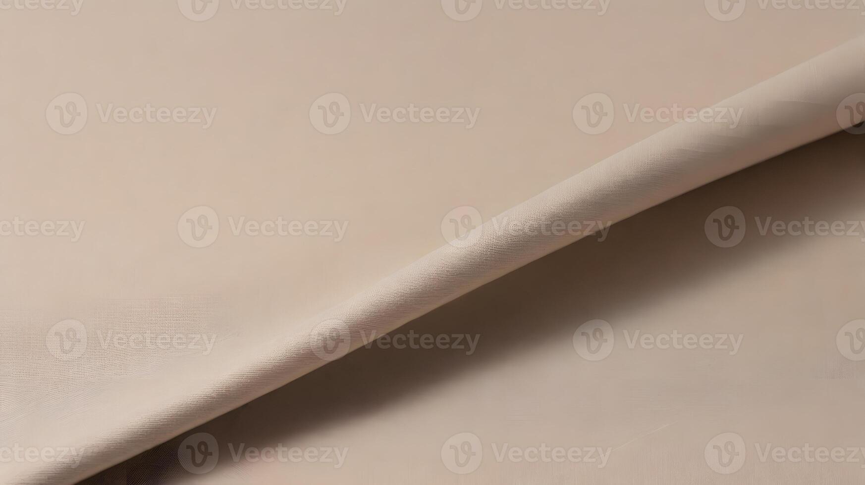 Close-up View of a Light Beige Fabric with Subtle Texture photo