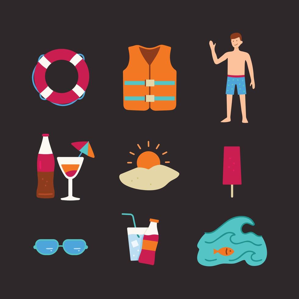 Fun In The Sun Solid Edition vector