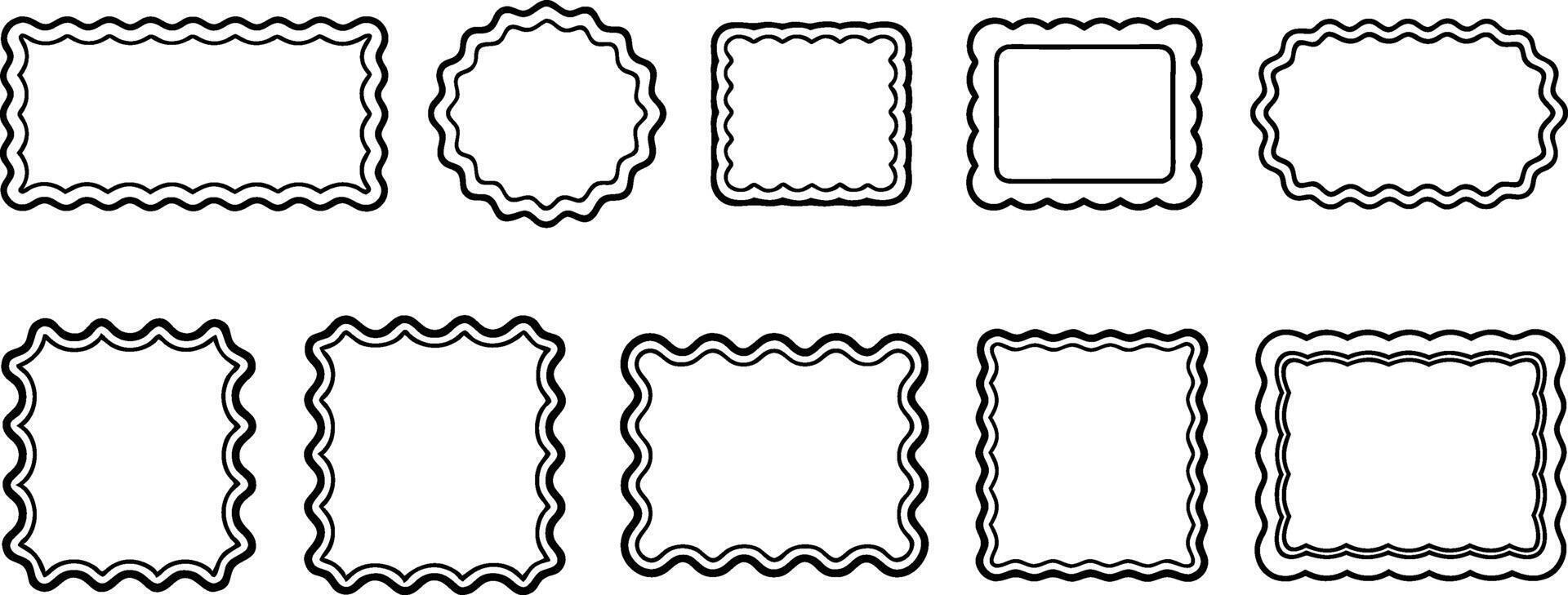 A set of different frames for coloring vector