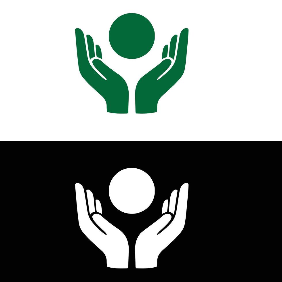 Two different logos for a charity organization vector