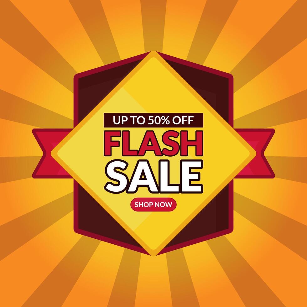 Flash Sale Promotion Banners for Business Discount Offers and Ads vector