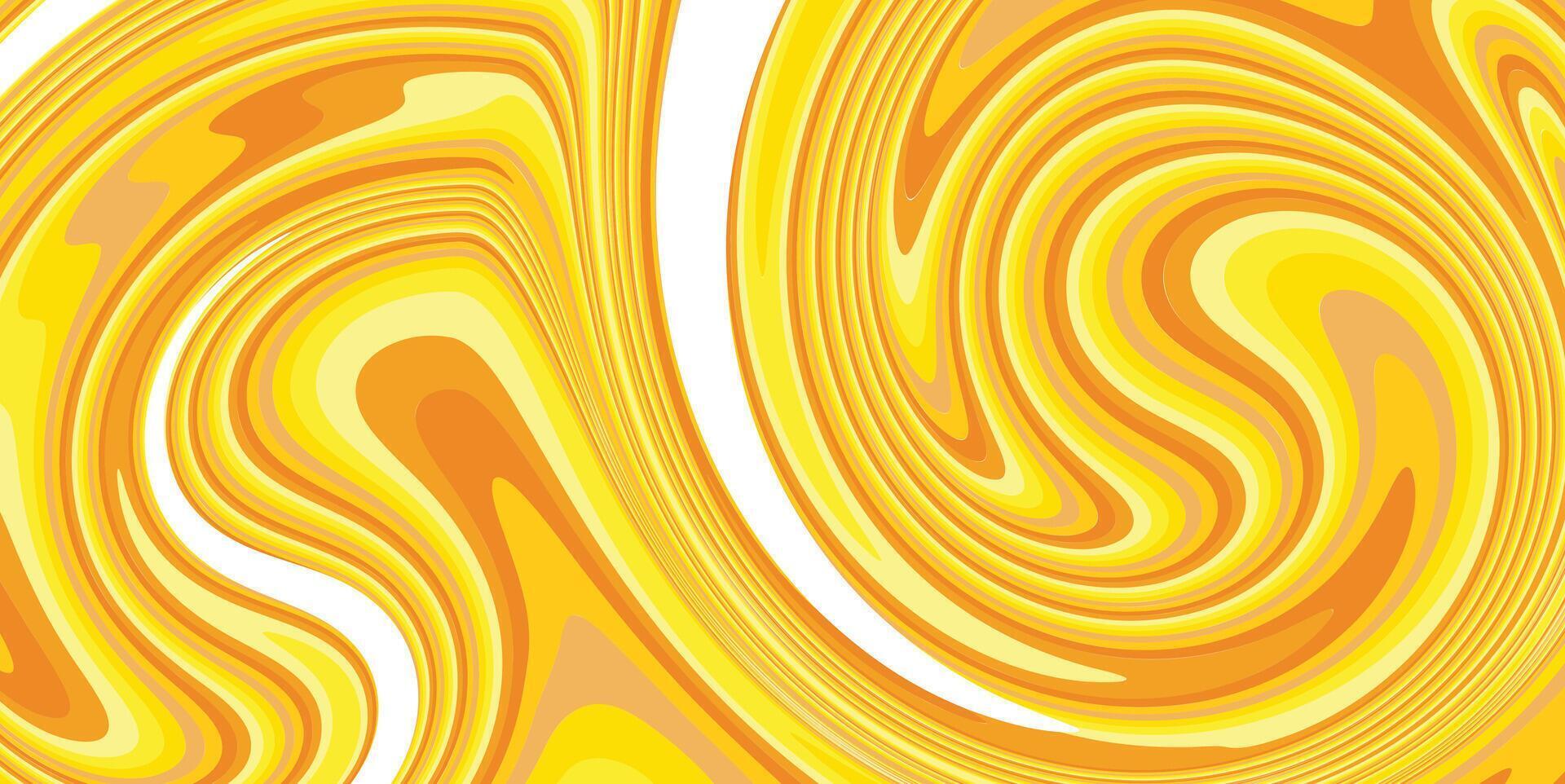 Yellow wavy background, minimalist marble motif background, psychedelic background vector