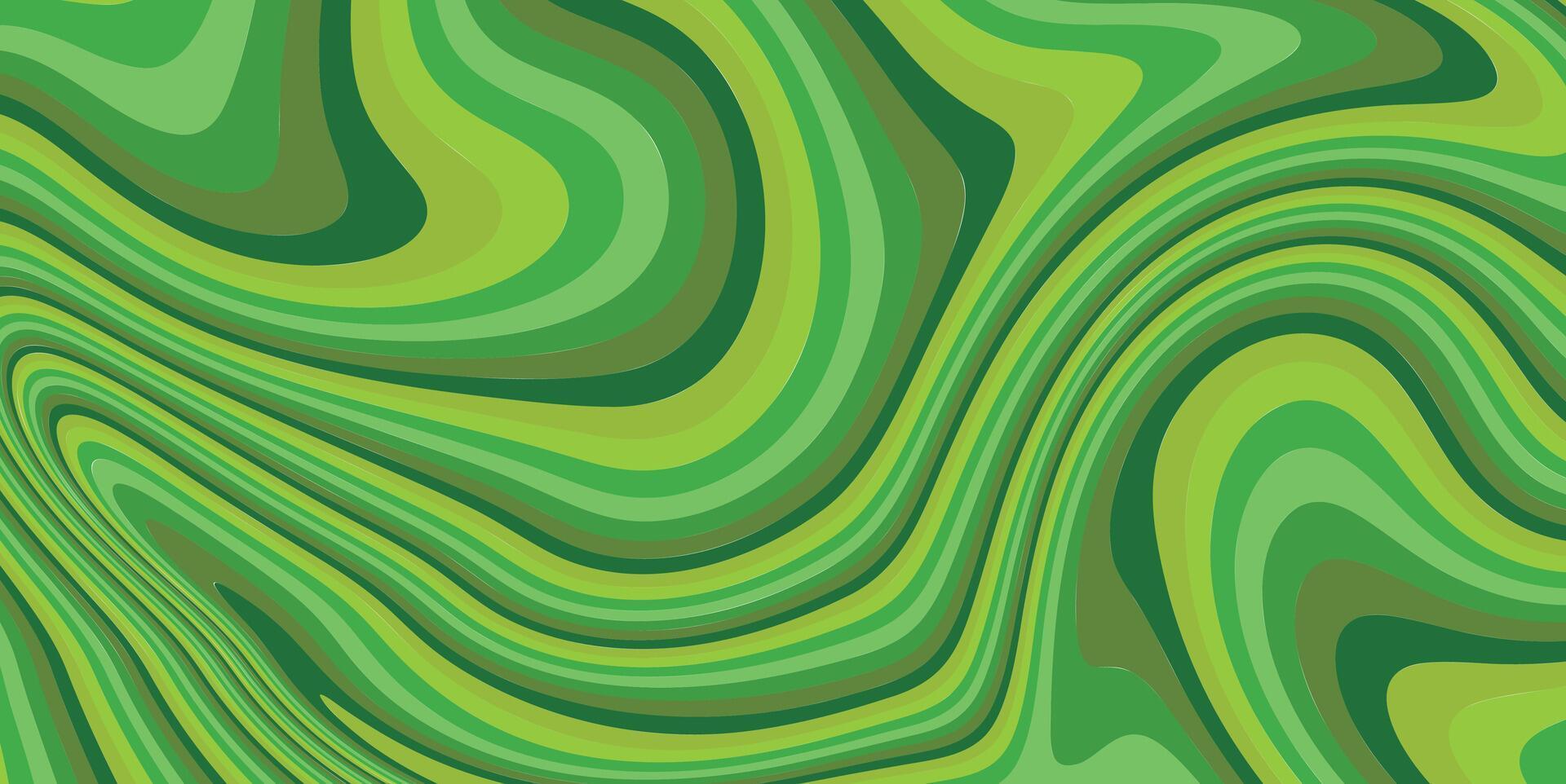Green wavy background, minimalist marble motif background, psychedelic background vector